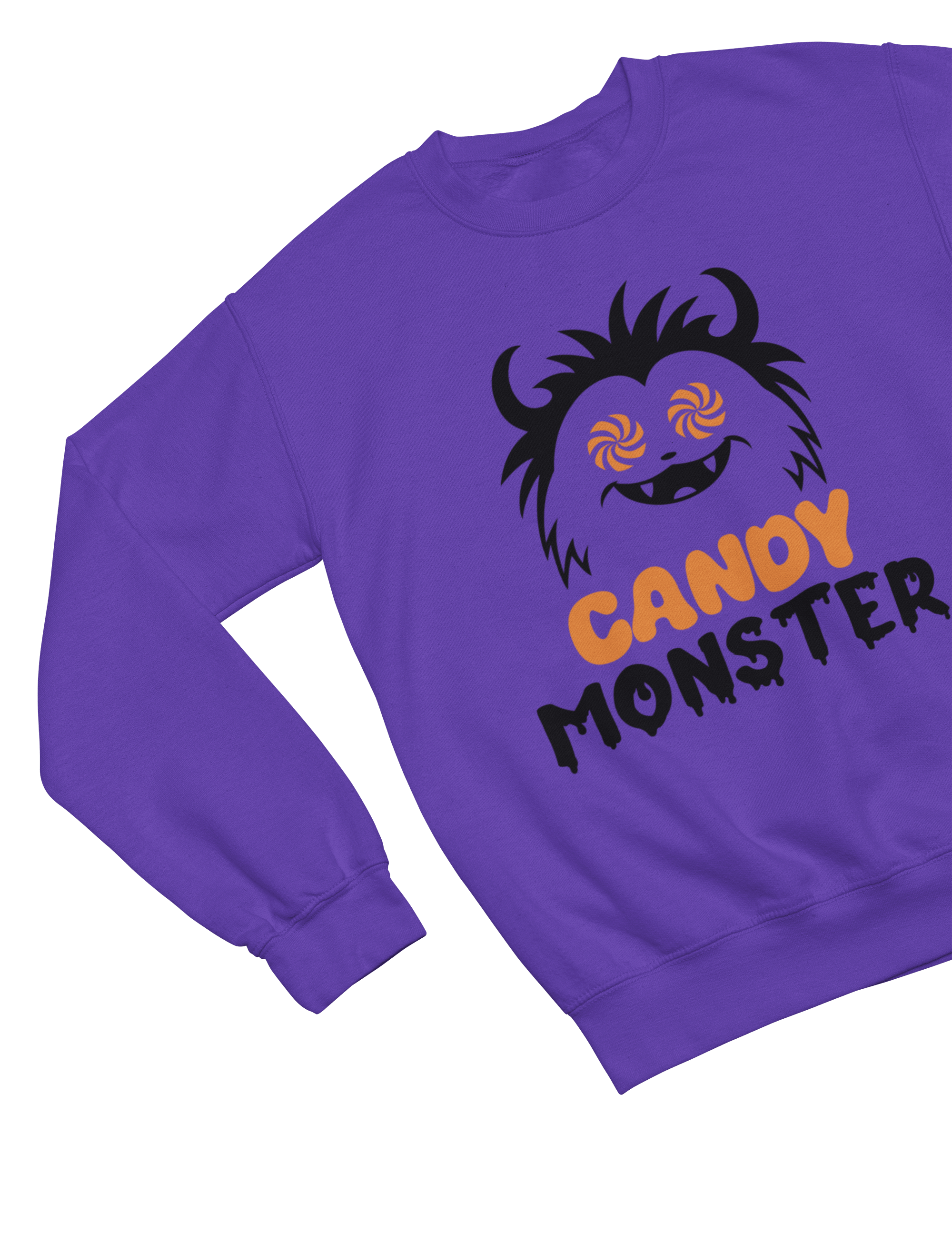 My Store Halloween Sweatshirt / 3-4 years Kids Candy Monster Halloween Sweatshirt | Spooky Fun Jumper
