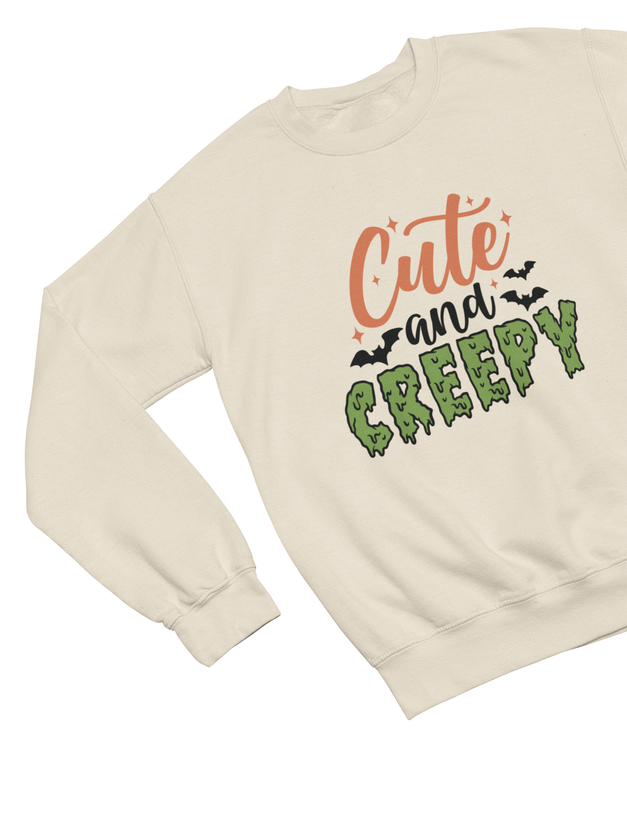 My Store Halloween Sweatshirt / 3-4 years / Beige Kids Cute and Creepy Halloween Sweatshirt | Spooky Fun Jumper