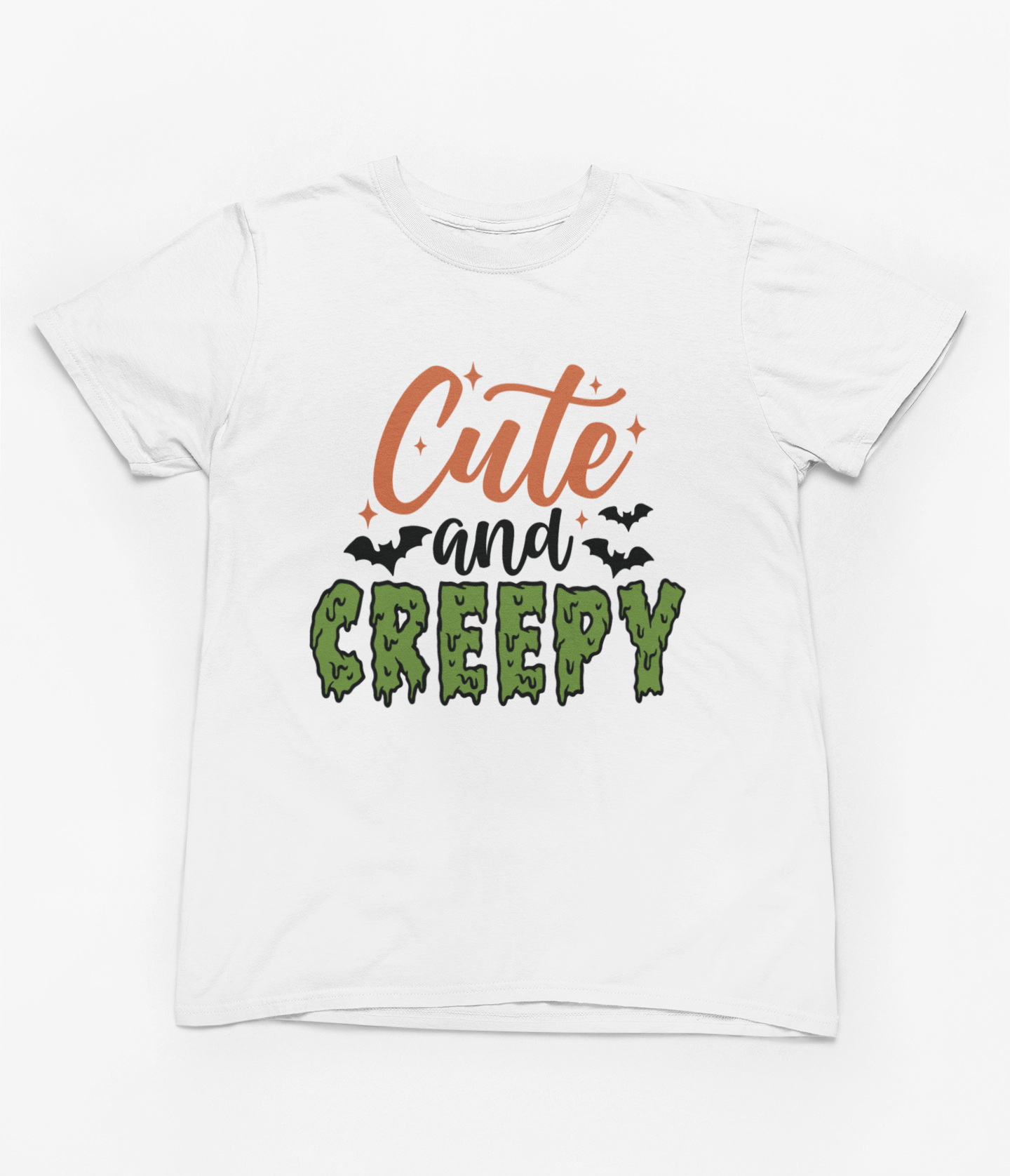 My Store Halloween T-Shirt / 3-4 years / White Kids Cute and Creepy Halloween Sweatshirt | Spooky Fun Jumper