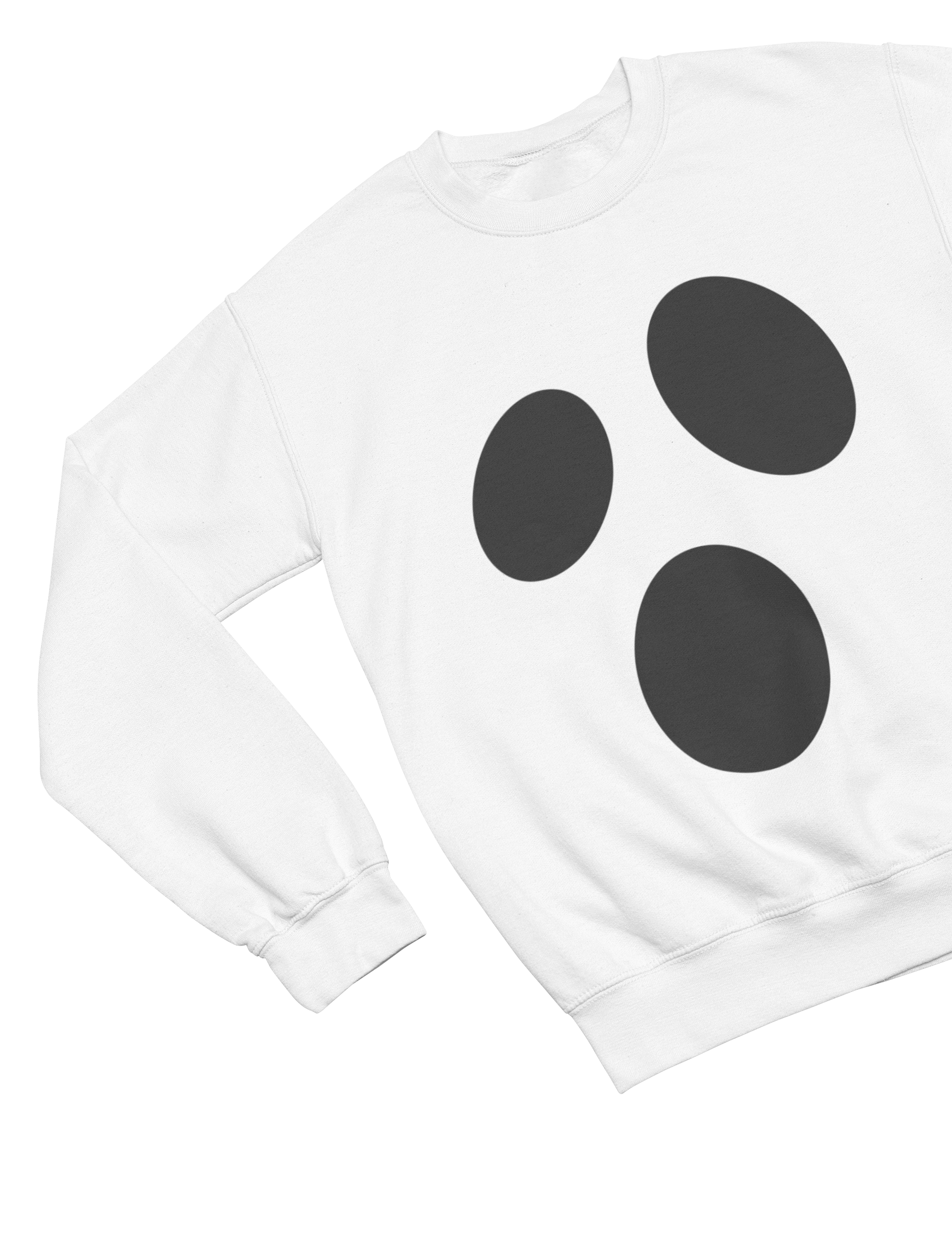 My Store Halloween Sweatshirt / 3-4 years Kids Ghost Face Halloween Sweatshirt | Cute Spooky Jumper