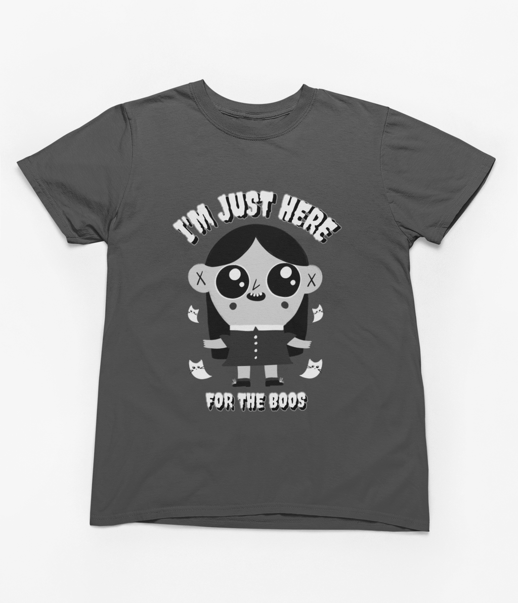 My Store Halloween T-Shirt / 3-4 years Kids I'm Just Here for the Boos Halloween Sweatshirt | Funny Jumper