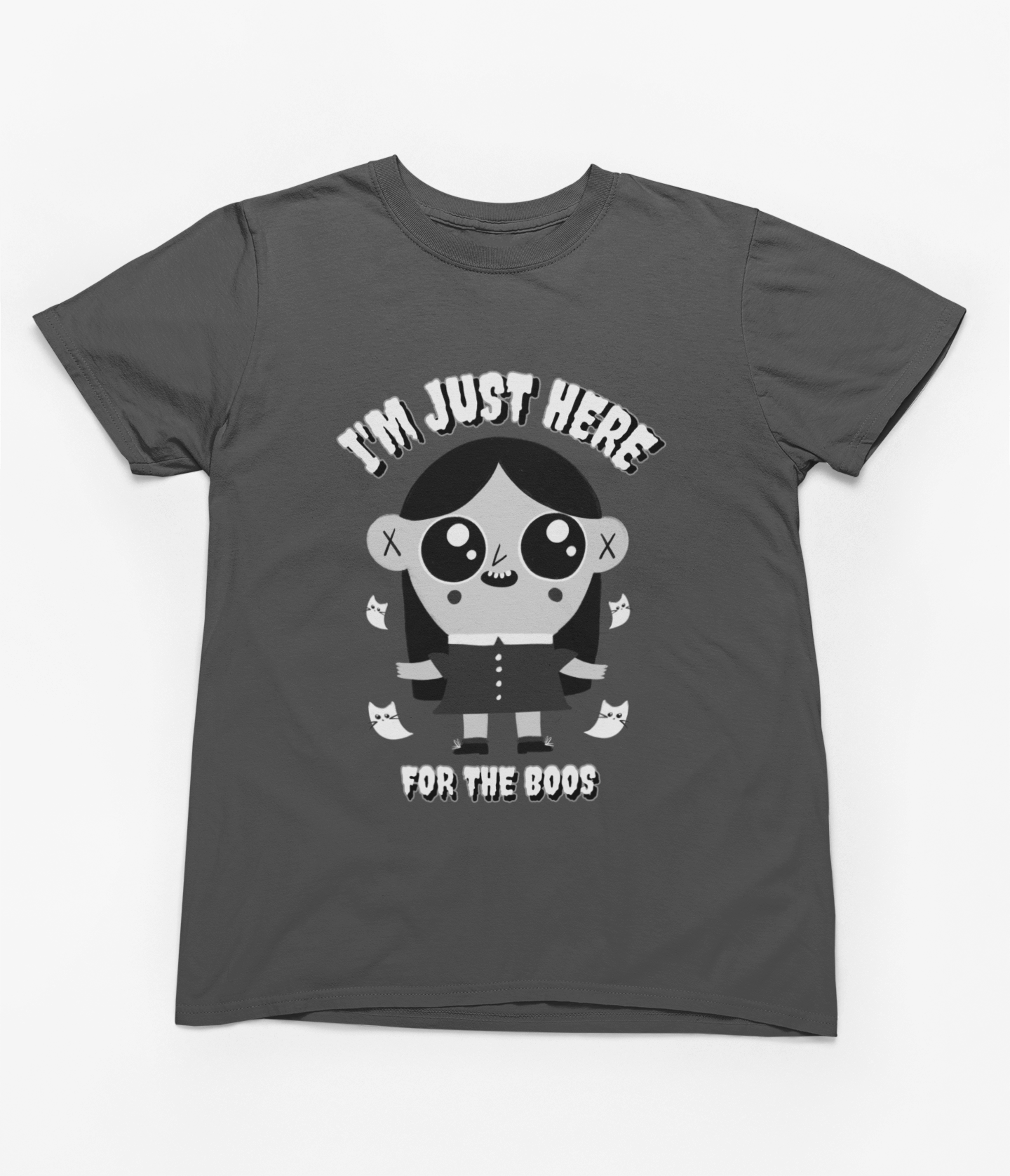 My Store Halloween T-Shirt / 3-4 years Kids I'm Just Here for the Boos Halloween Sweatshirt | Funny Jumper