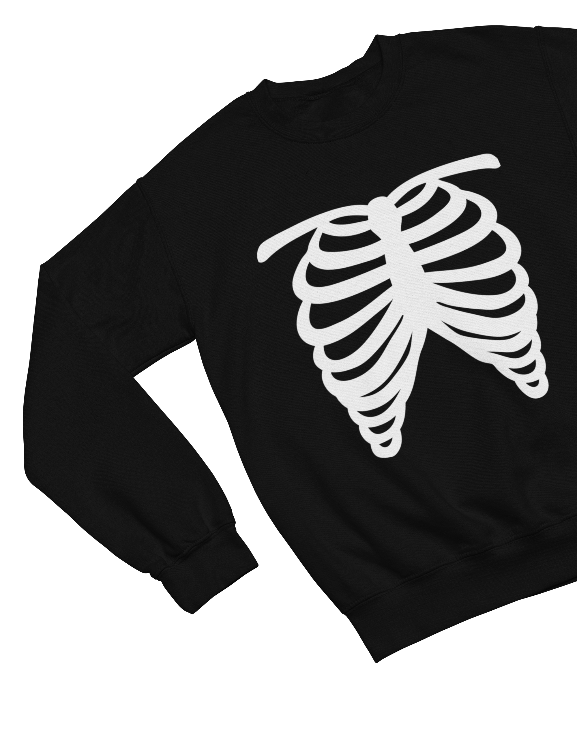 My Store Halloween Sweatshirt / 3-4 years Kids Skeleton Ribcage Halloween Sweatshirt | Spooky Jumper