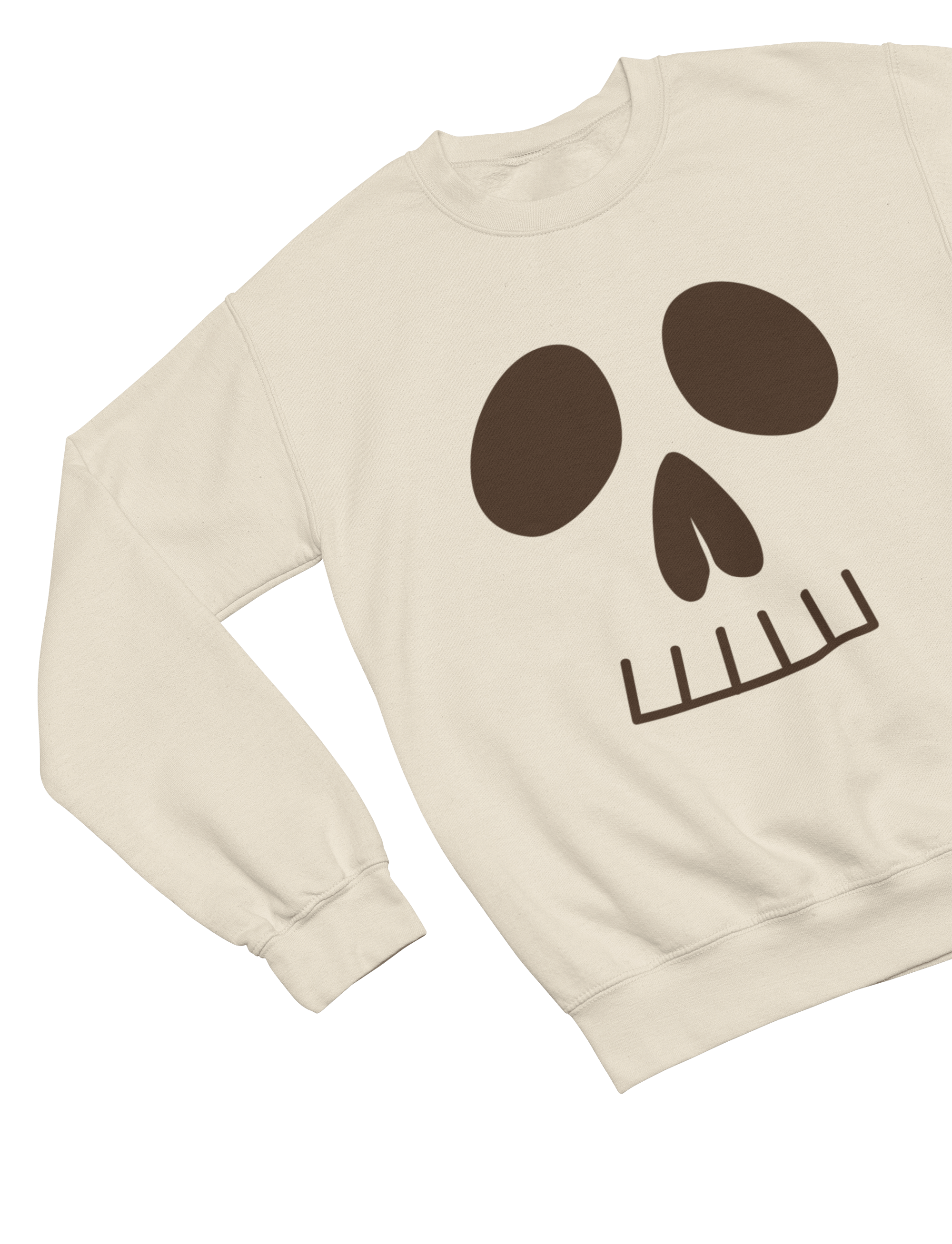 My Store Halloween Sweatshirt / 3-4 years Kids Skull Face Halloween Sweatshirt | Spooky Bones Jumper
