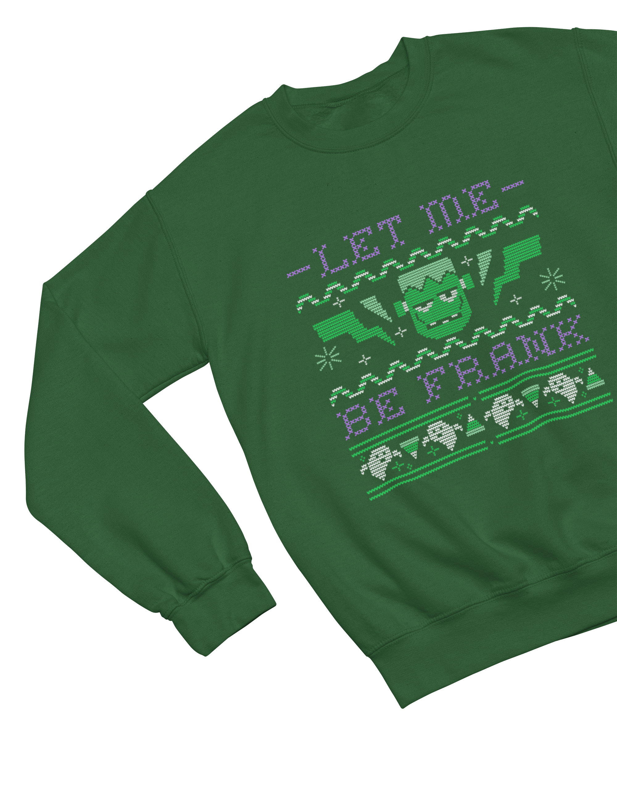 My Store Halloween Sweatshirt / S (Adult) Let Me Be Frank Halloween Sweatshirt | Frankenstein Ugly Jumper