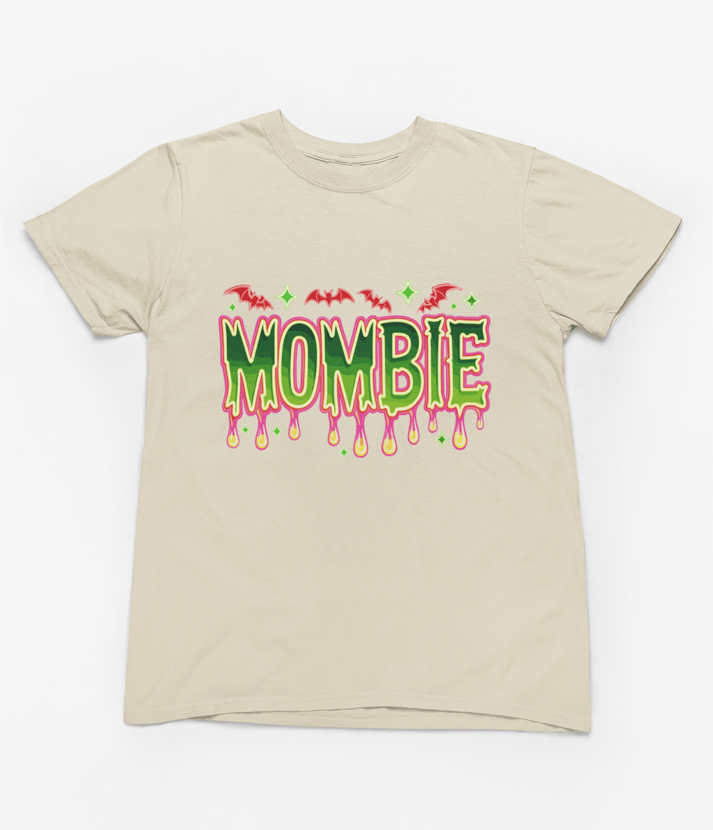 My Store Halloween T-Shirt / S (Adult) / Beige Mombie Halloween Sweatshirt | Funny Mum Life Zombie Jumper
