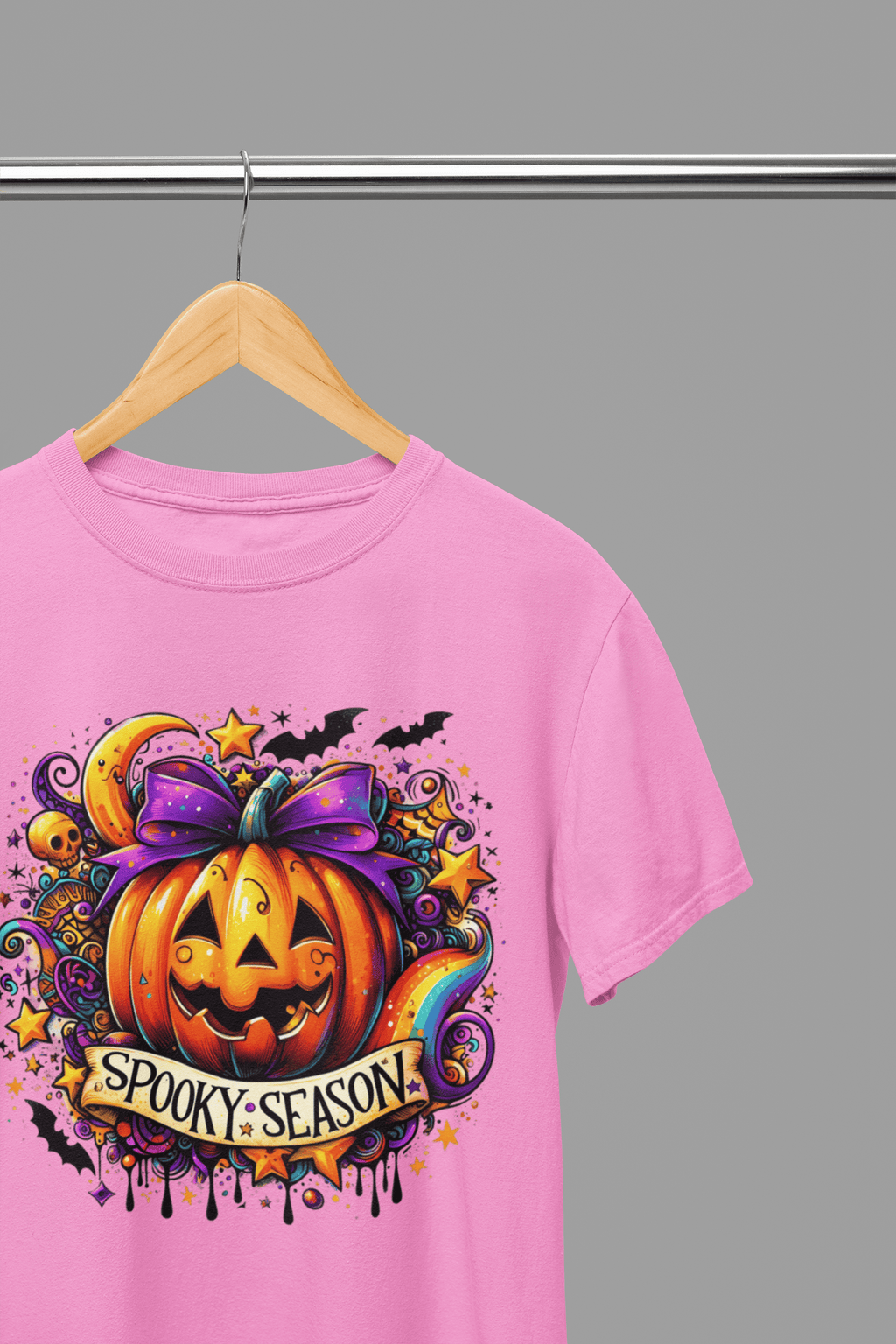 My Store Halloween Pink / Small / T-Shirt Spooky Season Pumpkin Sweatshirt & T-Shirt | Halloween Jumper UK