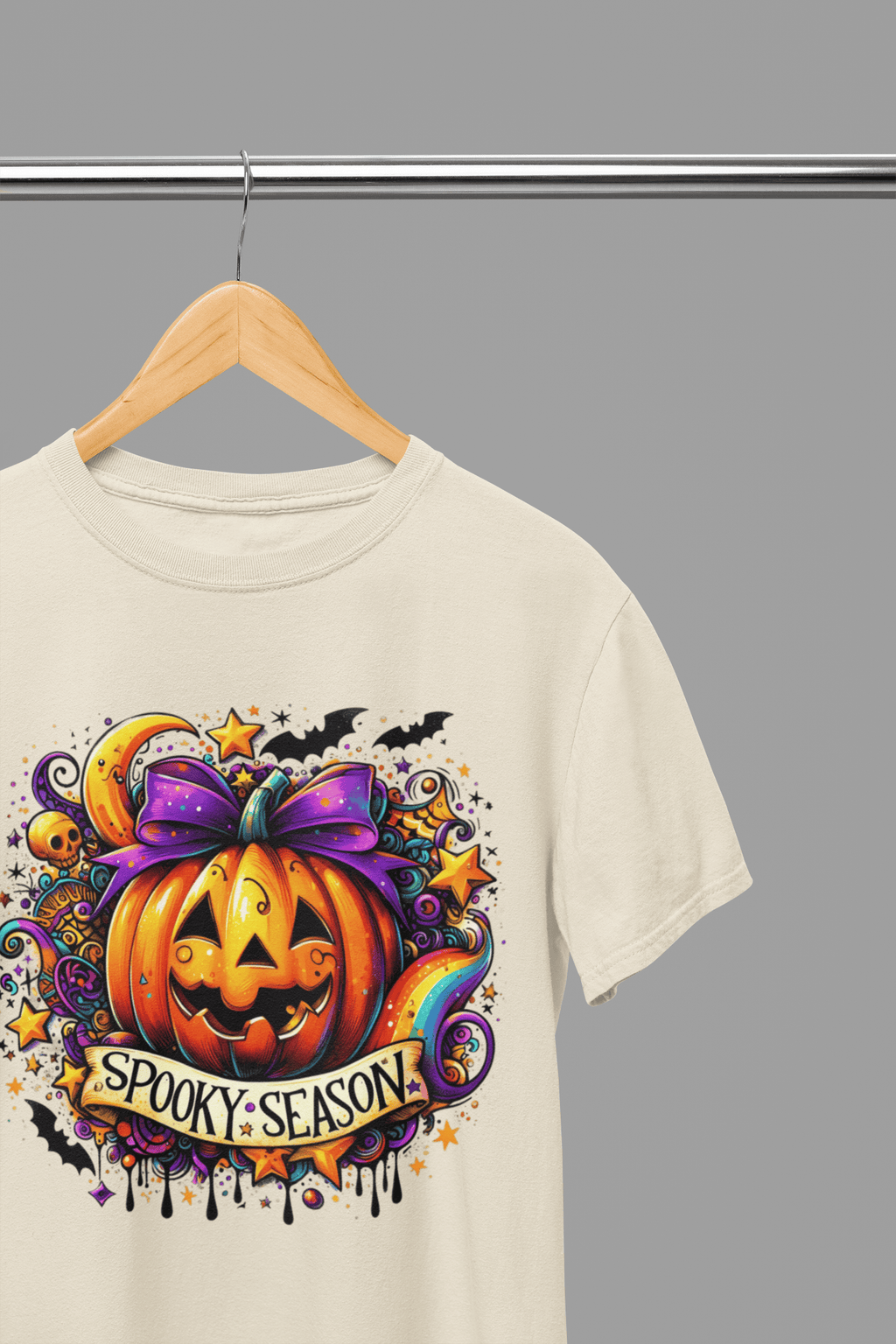 My Store Halloween Beige / Small / T-Shirt Spooky Season Pumpkin Sweatshirt & T-Shirt | Halloween Jumper UK