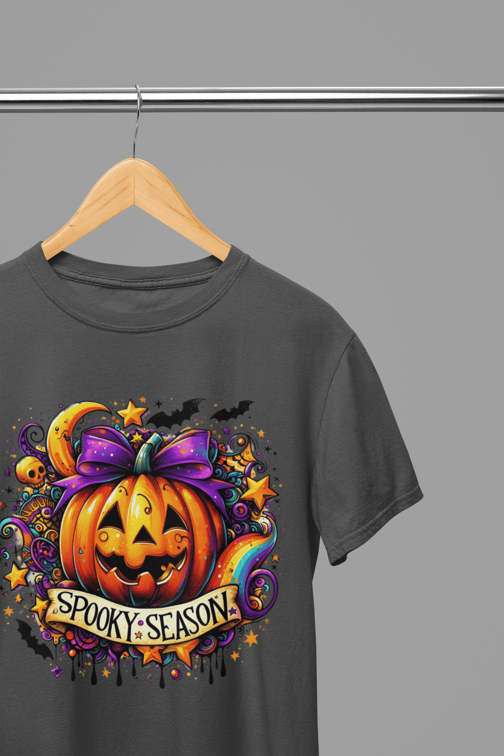 My Store Halloween Grey / Small / T-Shirt Spooky Season Pumpkin Sweatshirt & T-Shirt | Halloween Jumper UK