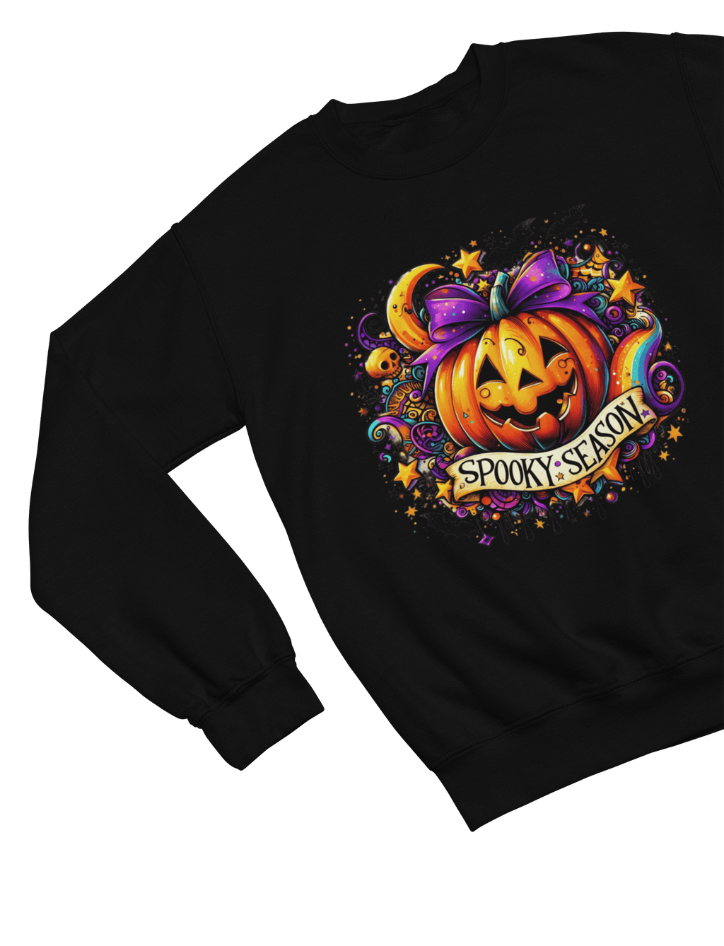 My Store Halloween Spooky Season Pumpkin Sweatshirt & T-Shirt | Halloween Jumper UK