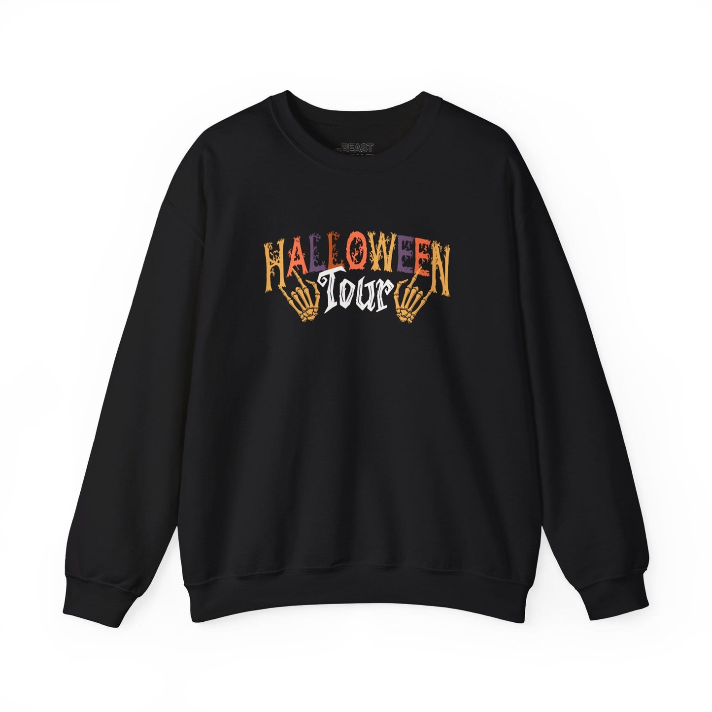Halloween Tour Skeleton Hands Sweatshirt Black / S gift_idea unique_gift personalised_gift