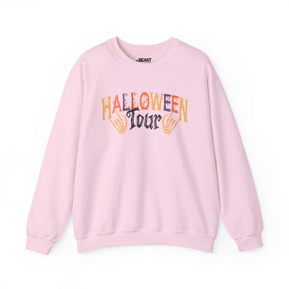 Halloween Tour Spooky Season Sweatshirt Light Pink / S gift_idea unique_gift personalised_gift