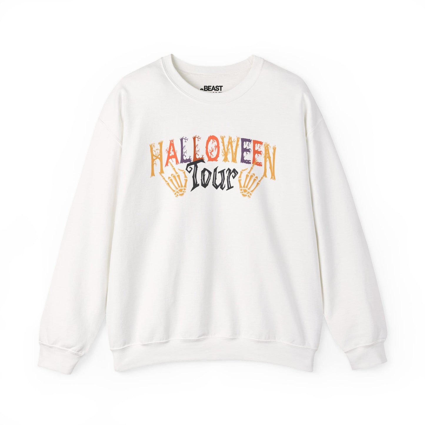 Halloween Tour Spooky Season Sweatshirt White / S gift_idea unique_gift personalised_gift