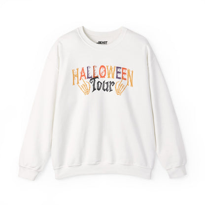 Halloween Tour Spooky Season Sweatshirt White / S gift_idea unique_gift personalised_gift