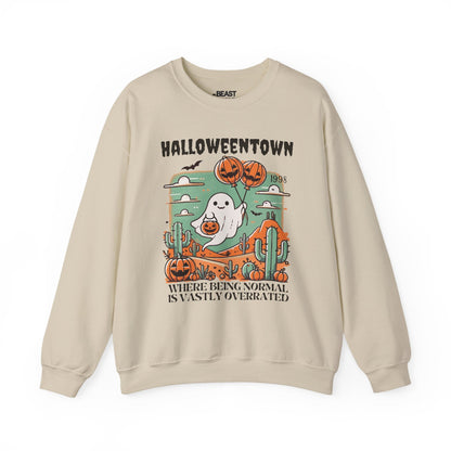 Halloweentown Ghost Halloween Sweatshirt for Adults Sand / S gift_idea unique_gift personalised_gift