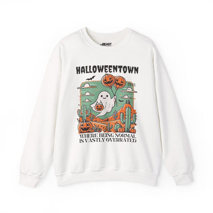 Halloweentown Ghost Halloween Sweatshirt for Adults White / S gift_idea unique_gift personalised_gift