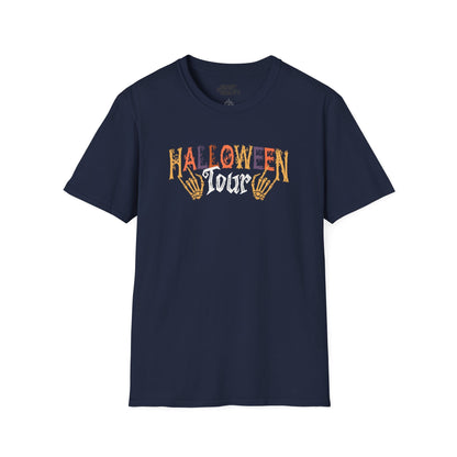 Halloweentown Halloween Tour Graphic T-Shirt Navy / S gift_idea unique_gift personalised_gift