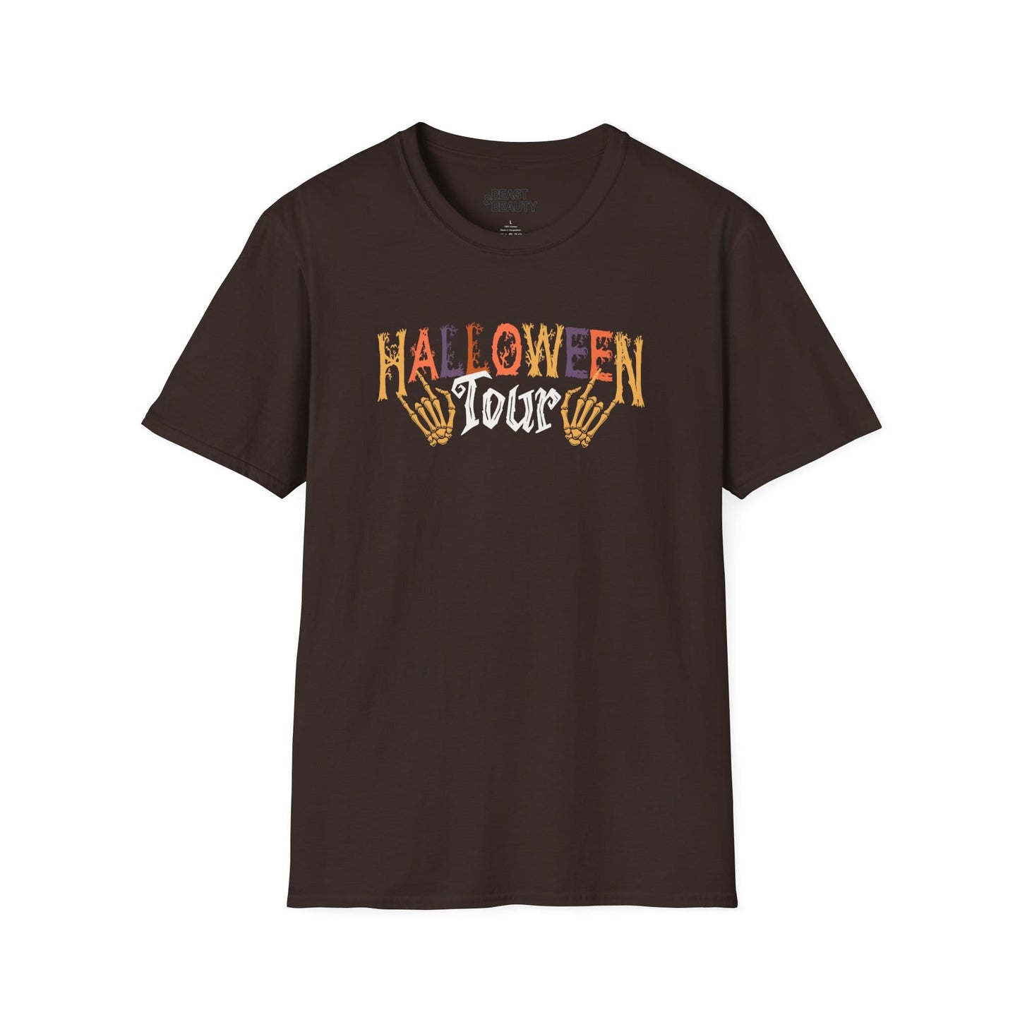 Halloweentown Halloween Tour Graphic T-Shirt Dark Chocolate / S gift_idea unique_gift personalised_gift