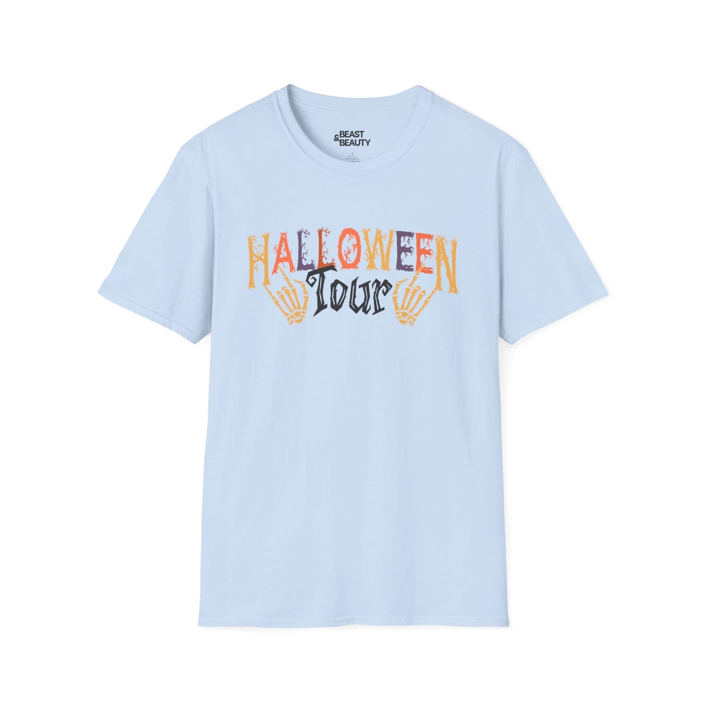 Halloweentown Tour Halloween T-Shirt Light Blue / S gift_idea unique_gift personalised_gift