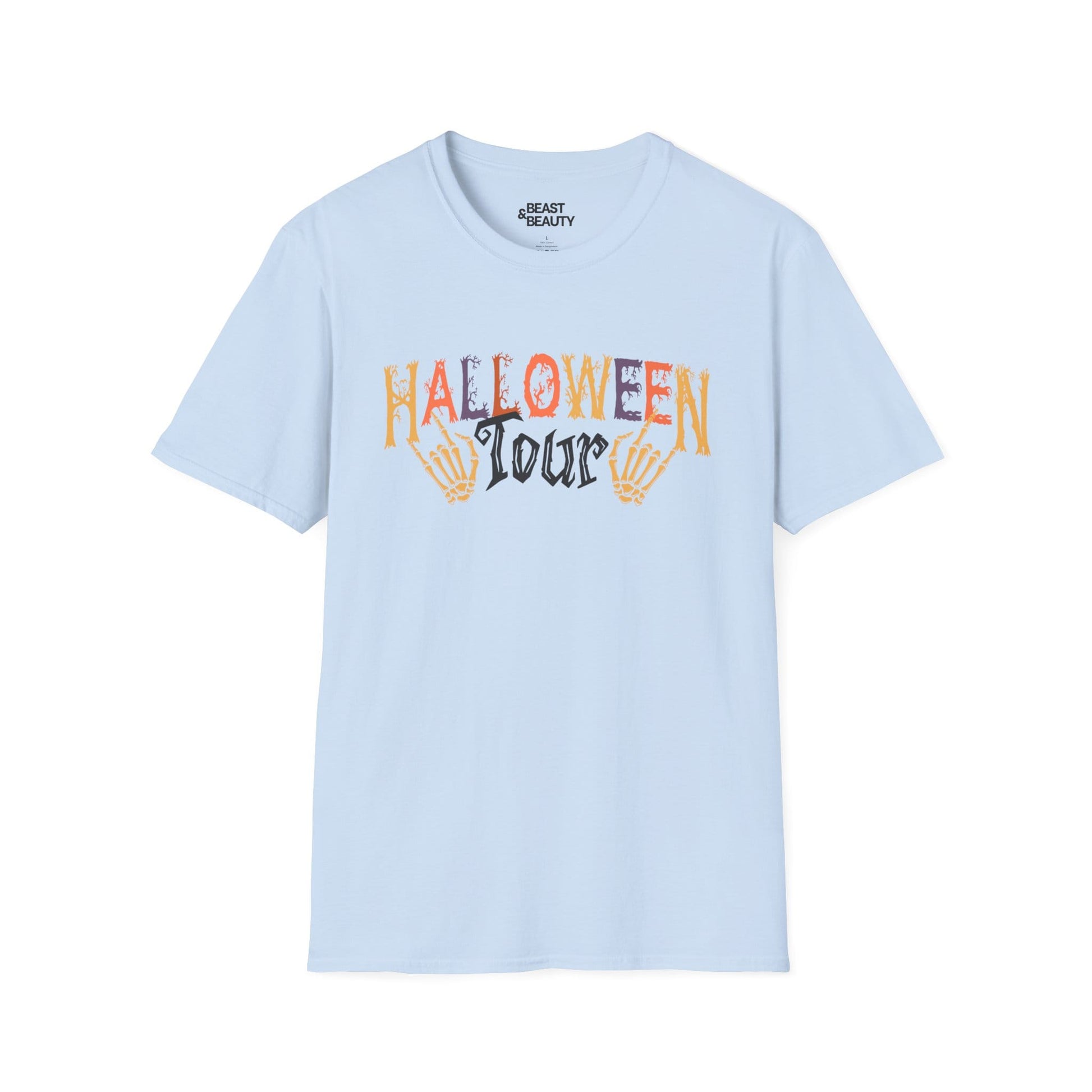 Halloweentown Tour Halloween T-Shirt Light Blue / S gift_idea unique_gift personalised_gift