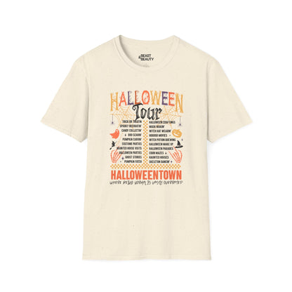 Halloweentown Tour Halloween T-Shirt Natural / M gift_idea unique_gift personalised_gift
