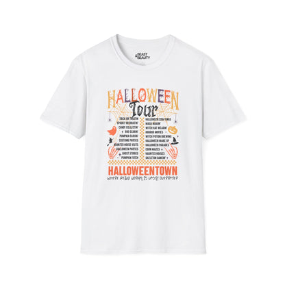 Halloweentown Tour Halloween T-Shirt White / S gift_idea unique_gift personalised_gift