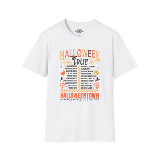 Halloweentown Tour Halloween T-Shirt White / S gift_idea unique_gift personalised_gift