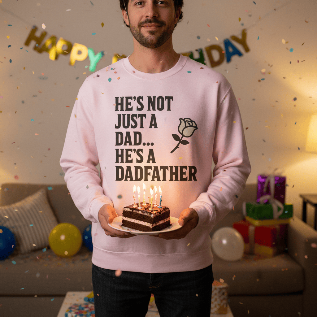 He’s Not Just A Dad He’s A Dadfather Sweatshirt gift_idea unique_gift personalised_gift