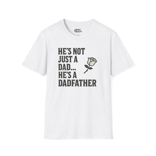 he s not just a dad he s a dadfather t-shirt white t-shirt uk Father's Day gift idea