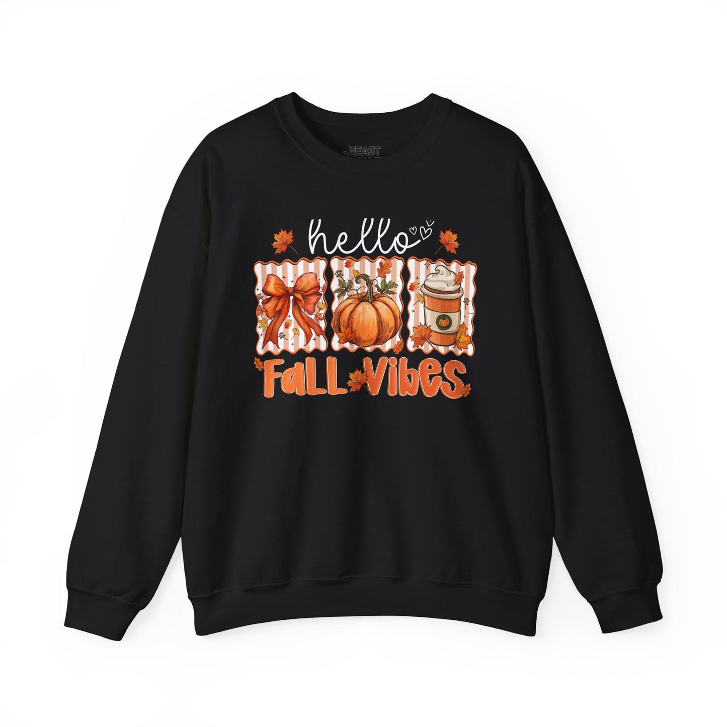 hello fall vibes sweatshirt black sweatshirt uk gift gift idea