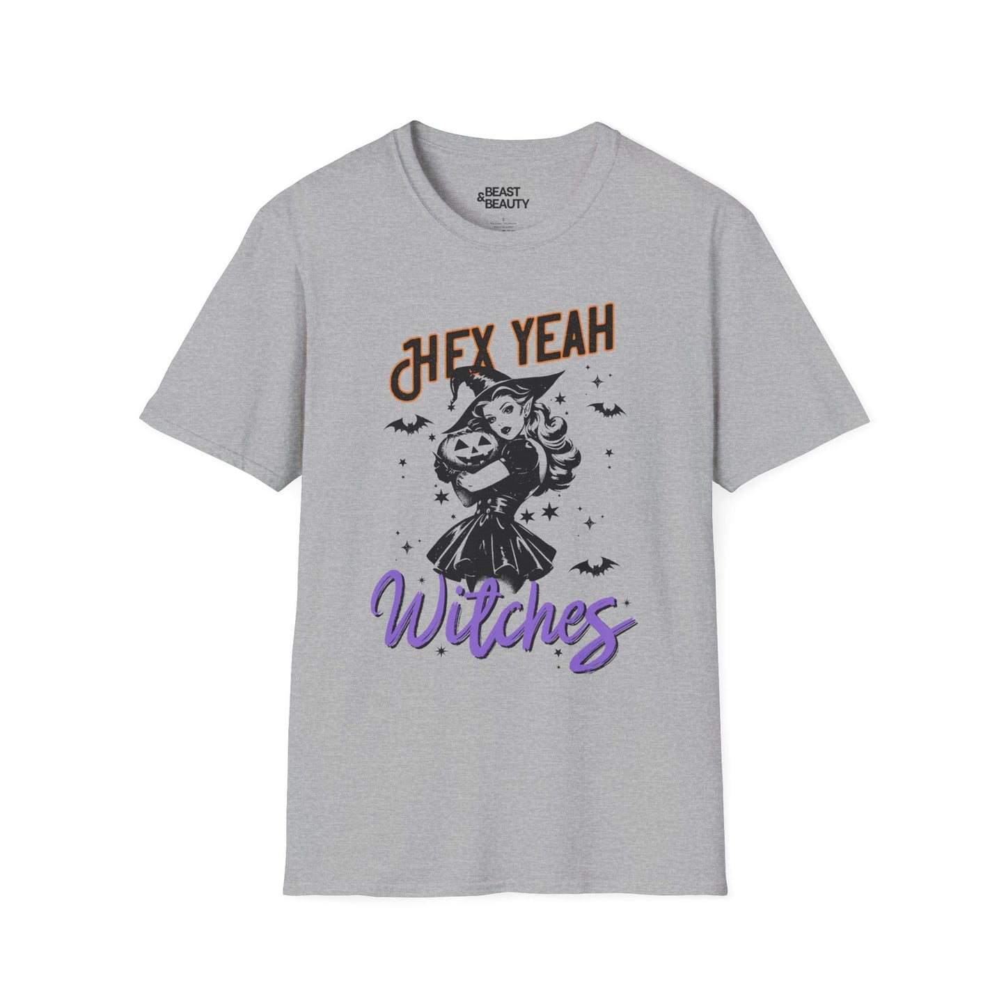 Hex Yeah Witches Halloween T-Shirt Sport Grey / S gift_idea unique_gift personalised_gift