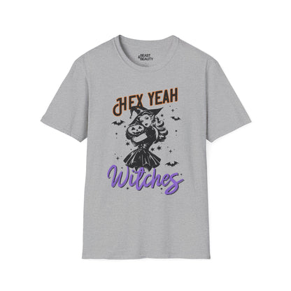 Hex Yeah Witches Halloween T-Shirt Sport Grey / S gift_idea unique_gift personalised_gift