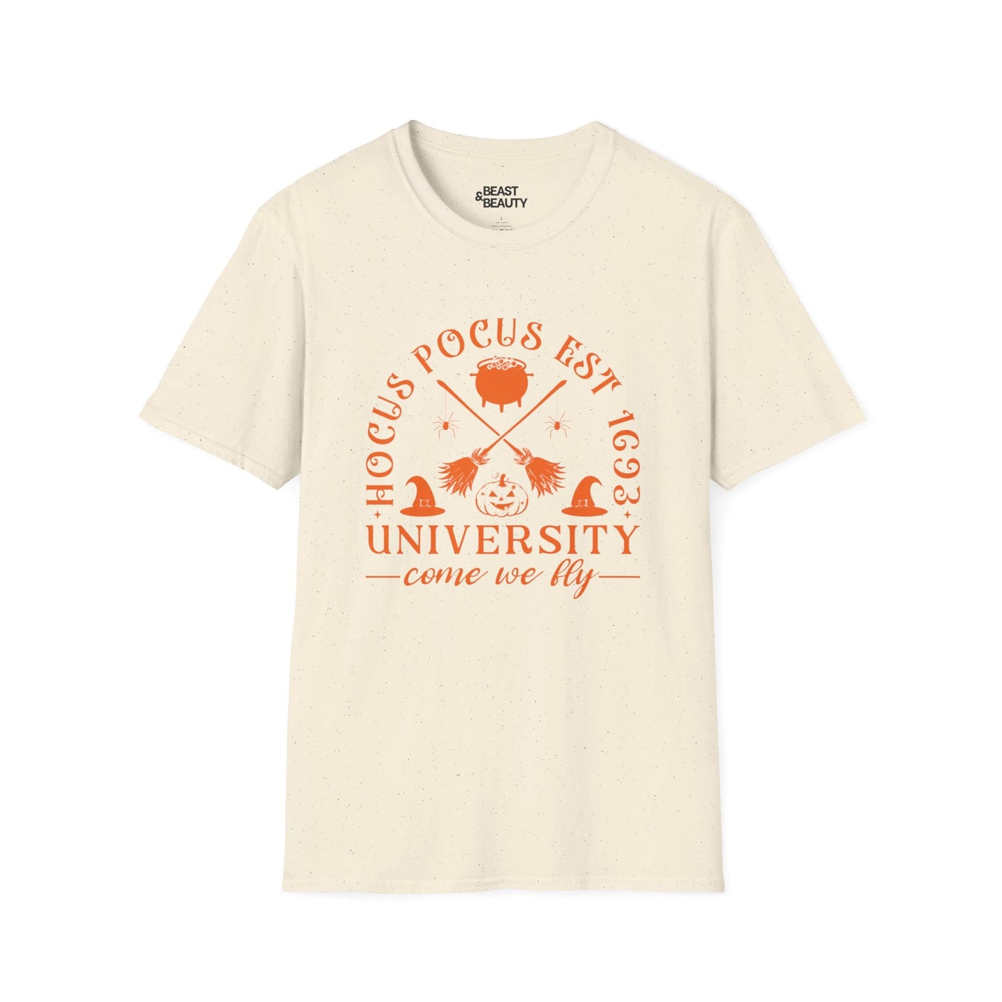 Hocus Pocus University Halloween T-Shirt Natural / M gift_idea unique_gift personalised_gift