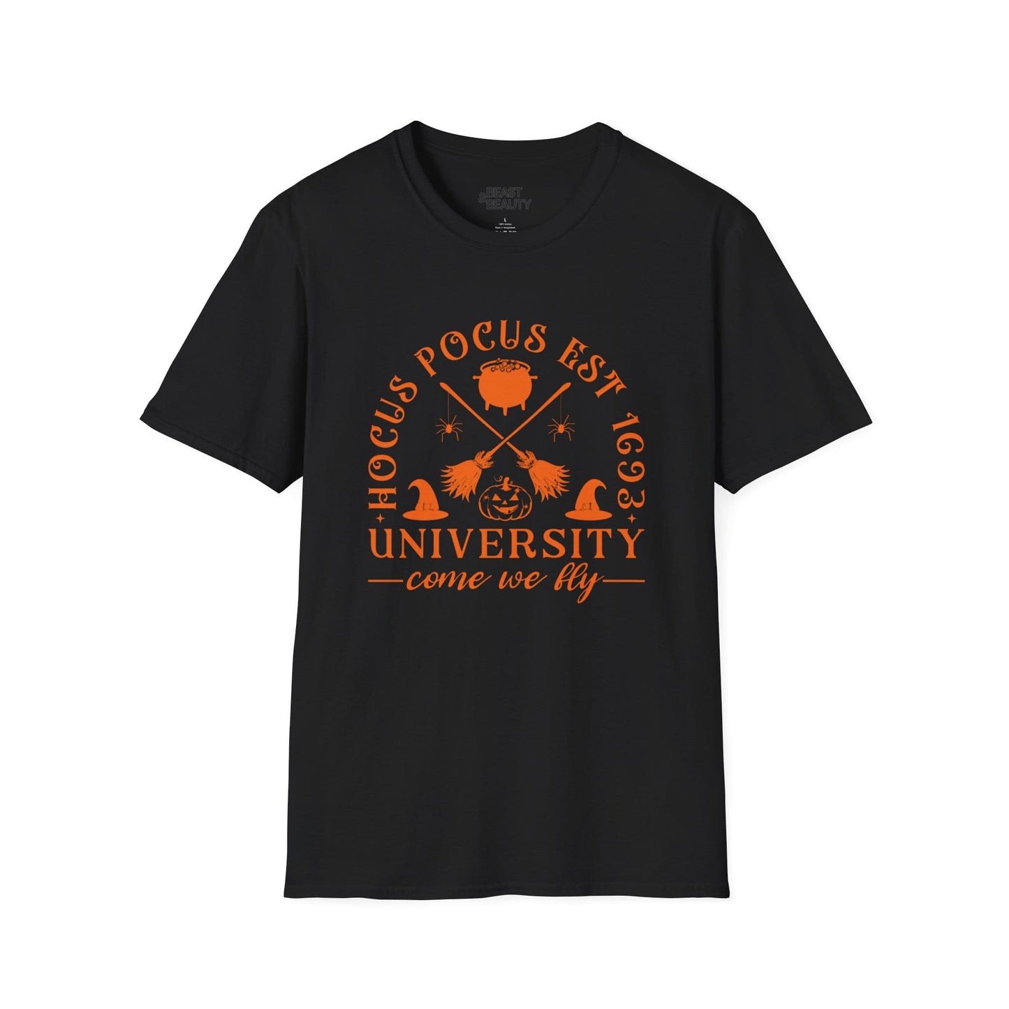 Hocus Pocus University Halloween T-Shirt Black / S gift_idea unique_gift personalised_gift
