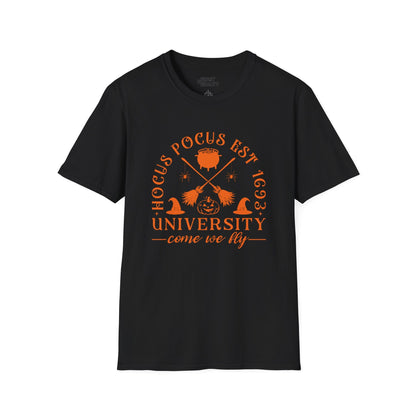 Hocus Pocus University Halloween T-Shirt Black / S gift_idea unique_gift personalised_gift