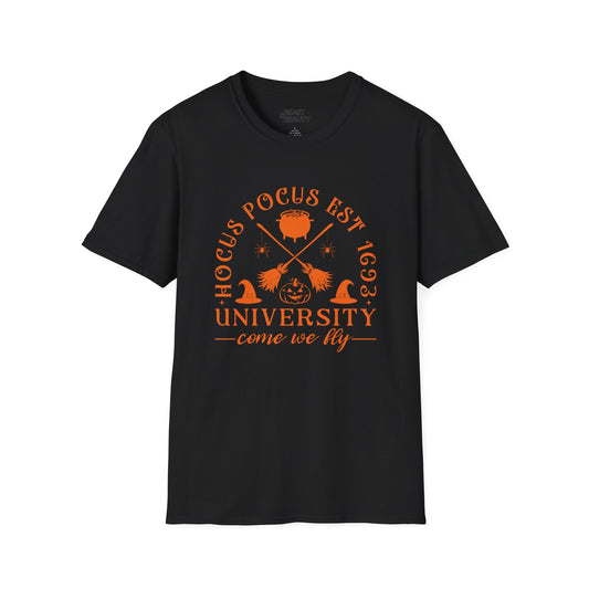 Hocus Pocus University Halloween T-Shirt Black / S gift_idea unique_gift personalised_gift