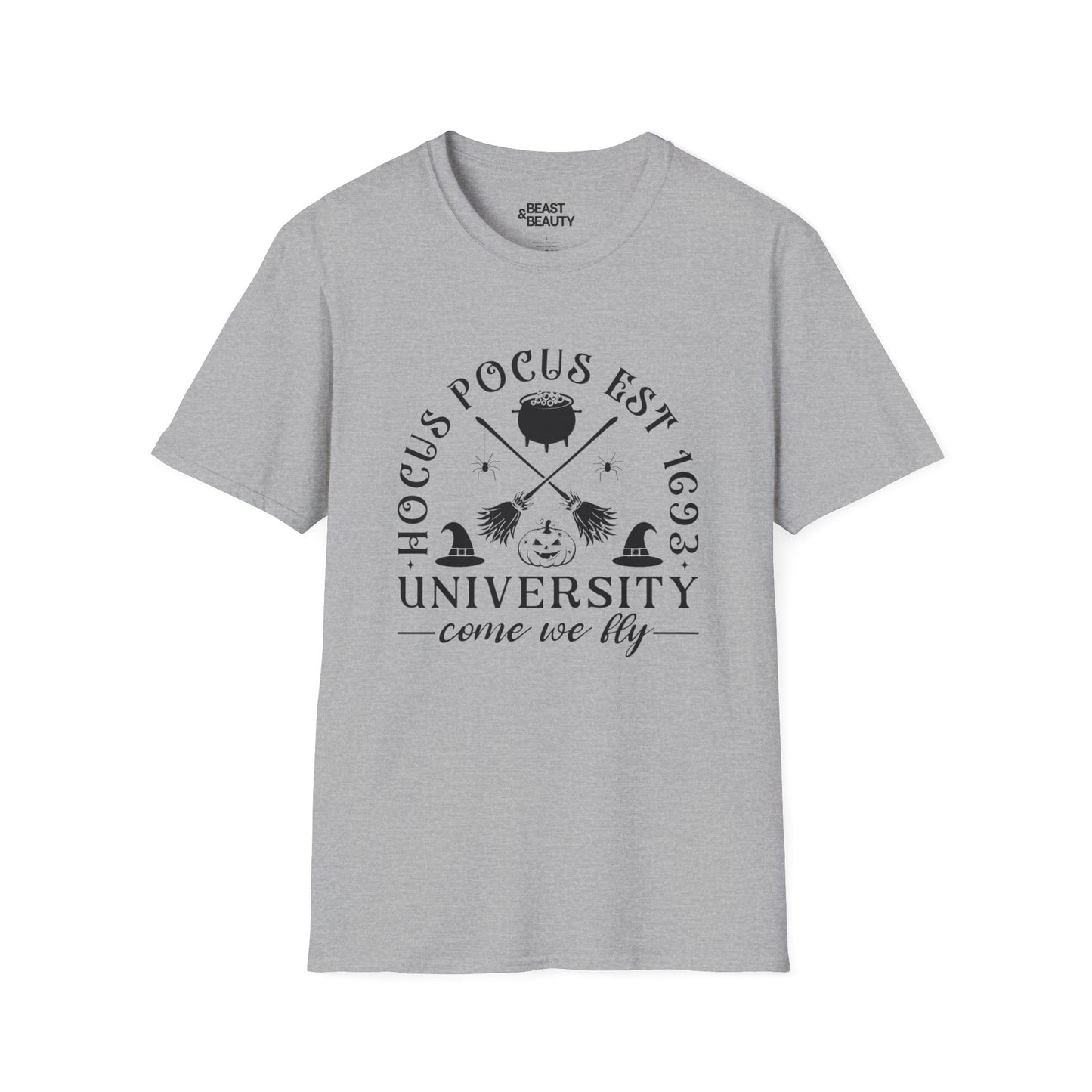 Hocus Pocus University Witchy Halloween T-Shirt Sport Grey / S gift_idea unique_gift personalised_gift