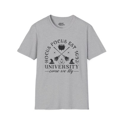 Hocus Pocus University Witchy Halloween T-Shirt Sport Grey / S gift_idea unique_gift personalised_gift