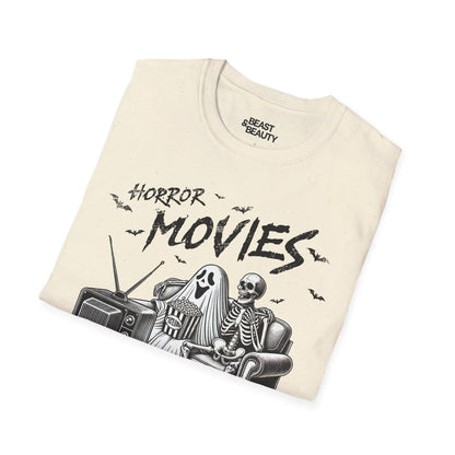 Horror Movies and Chill Graphic T-Shirt gift_idea unique_gift personalised_gift