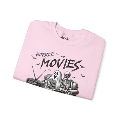 Horror Movies And Chill Halloween Sweatshirt gift_idea unique_gift personalised_gift
