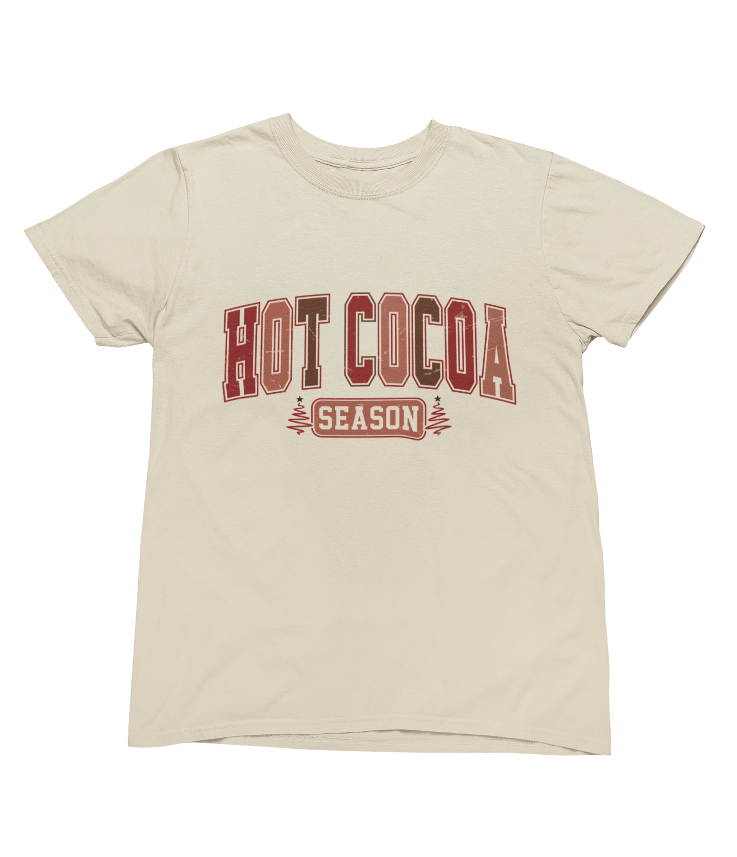 Beast and Beauty T-Shirt / 3XL (Adult) / Beige Hot Cocoa Season Christmas Jumper – Cosy Winter Sweatshirt UK