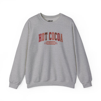 hot cocoa season sweatshirt sport grey sweatshirt uk Christmas gift idea