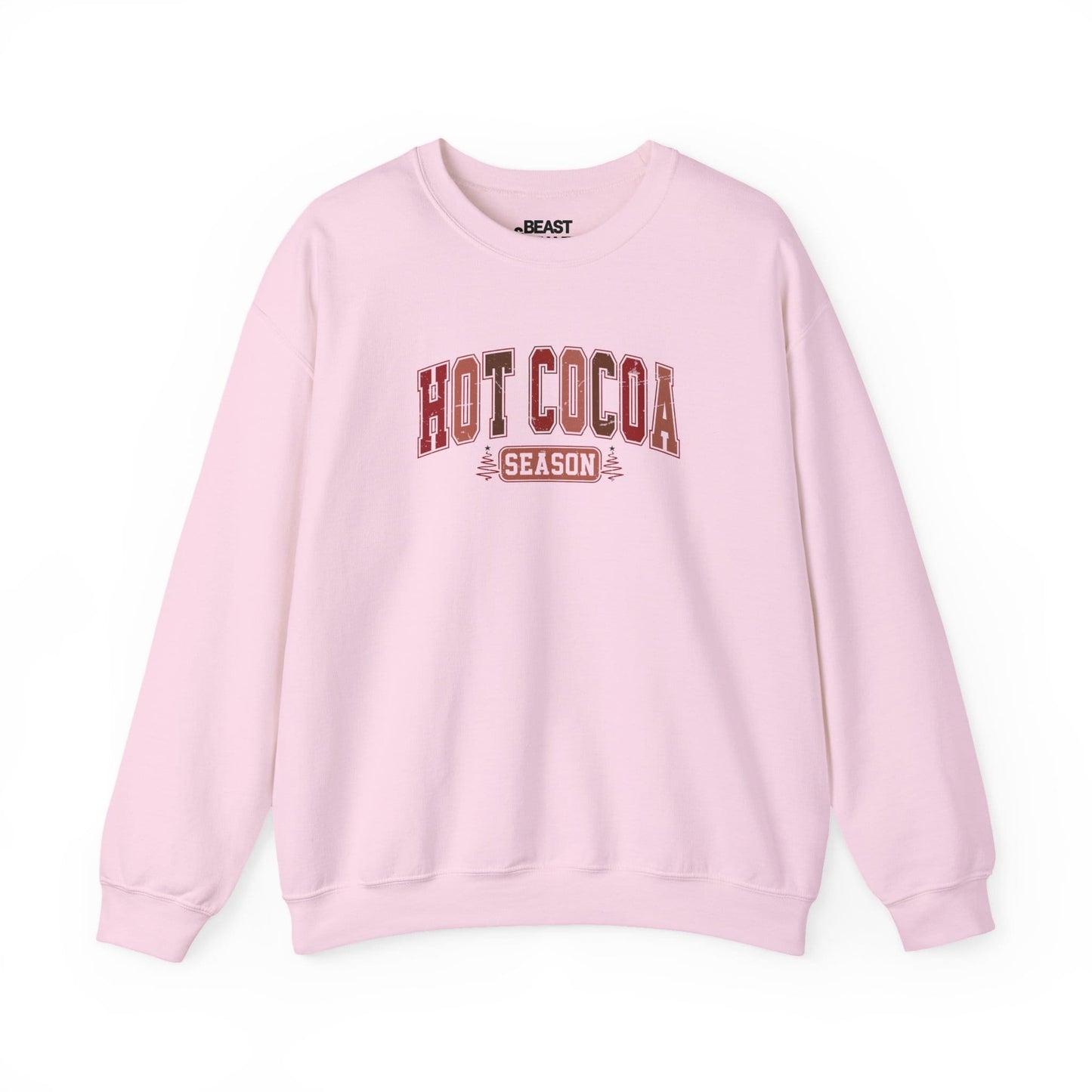 hot cocoa season sweatshirt light pink sweatshirt uk Christmas gift idea