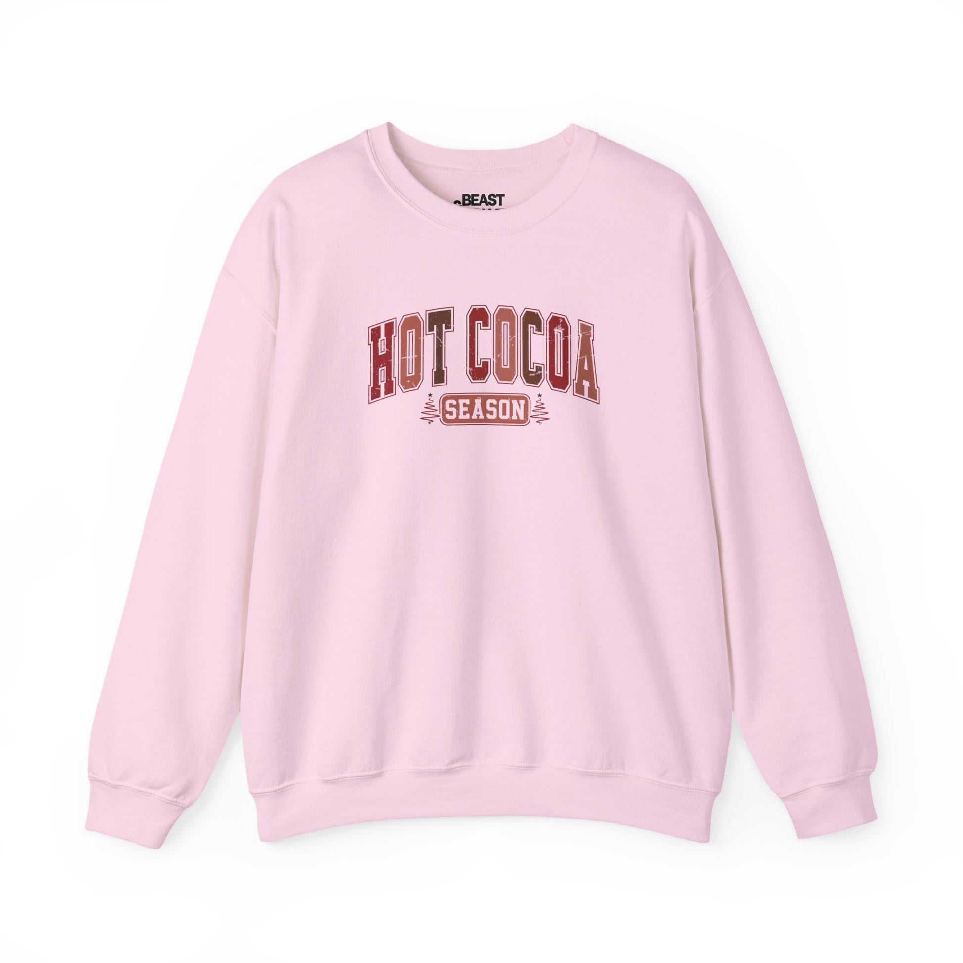 hot cocoa season sweatshirt light pink sweatshirt uk Christmas gift idea
