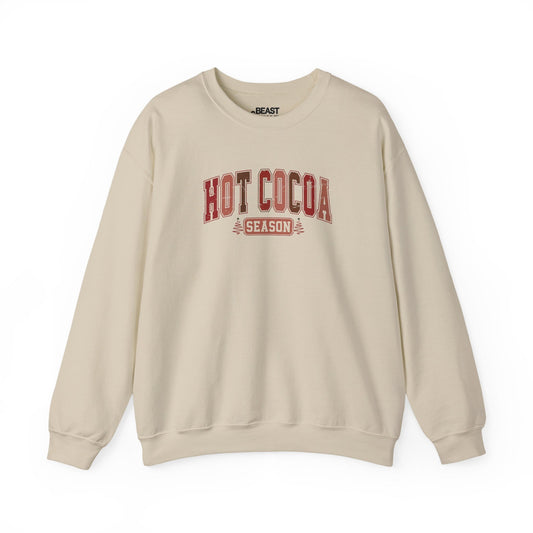 hot cocoa season sweatshirt sand sweatshirt uk Christmas gift idea