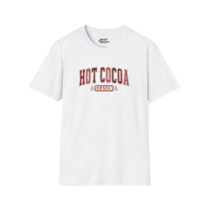 hot cocoa season t-shirt white t-shirt uk Christmas gift idea