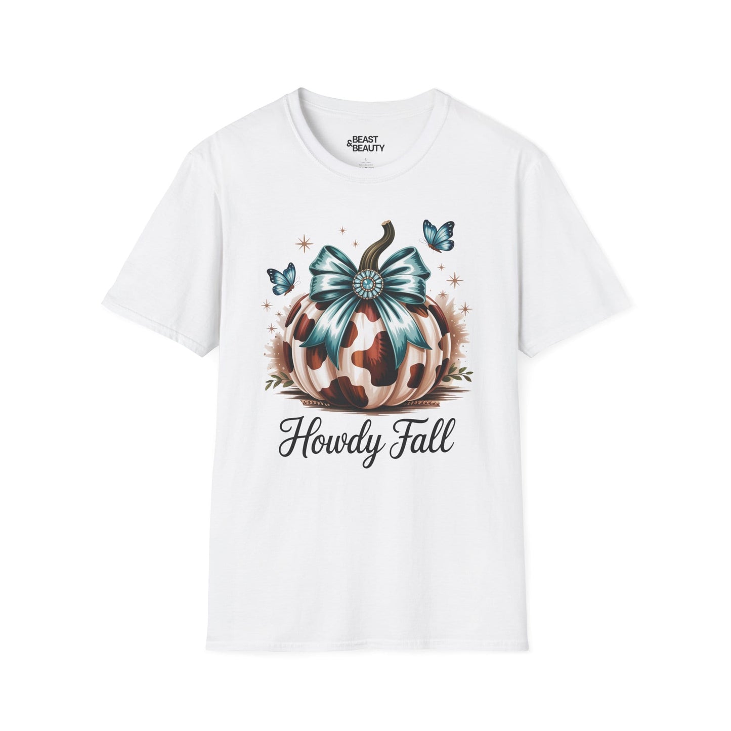 howdy fall leopard pumpkin t-shirt white t-shirt uk cowgirl gift idea