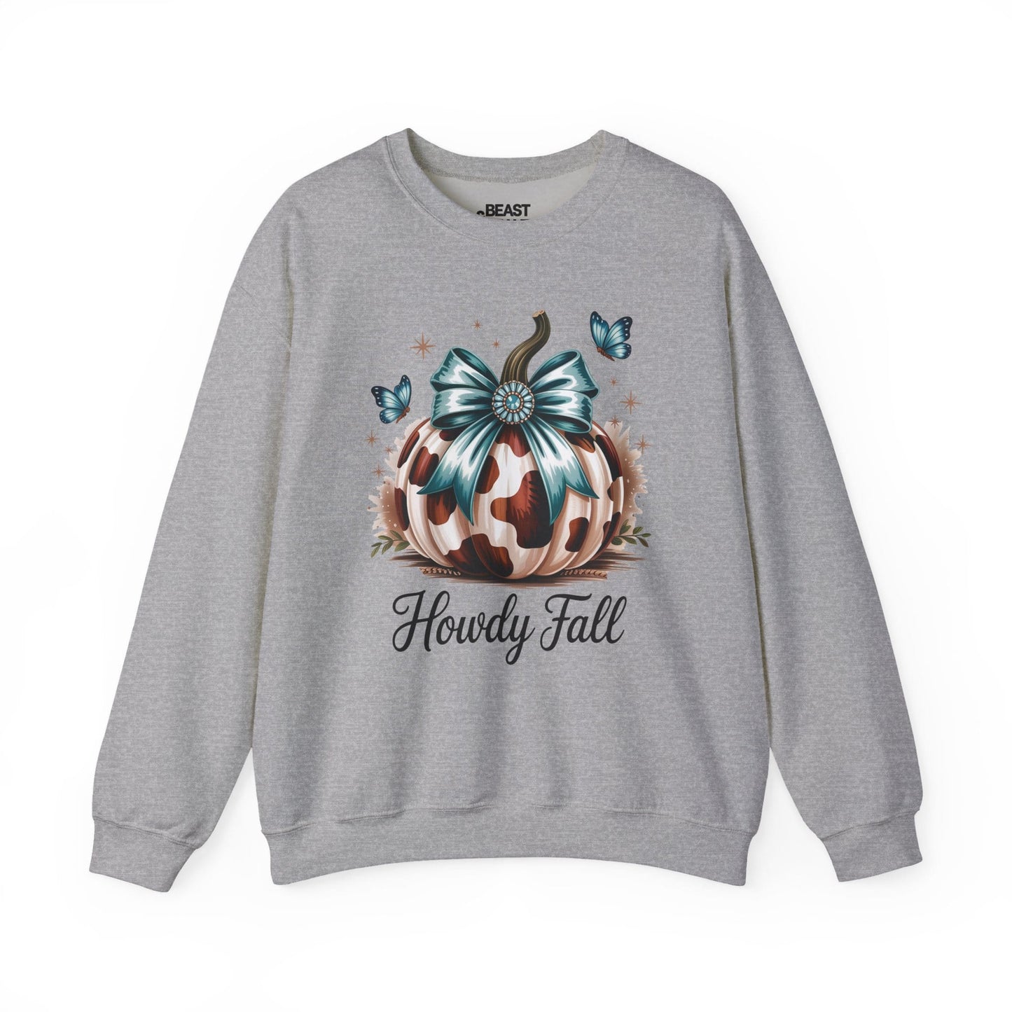 howdy fall western pumpkin sweatshirt sport grey sweatshirt uk cowgirl gift idea