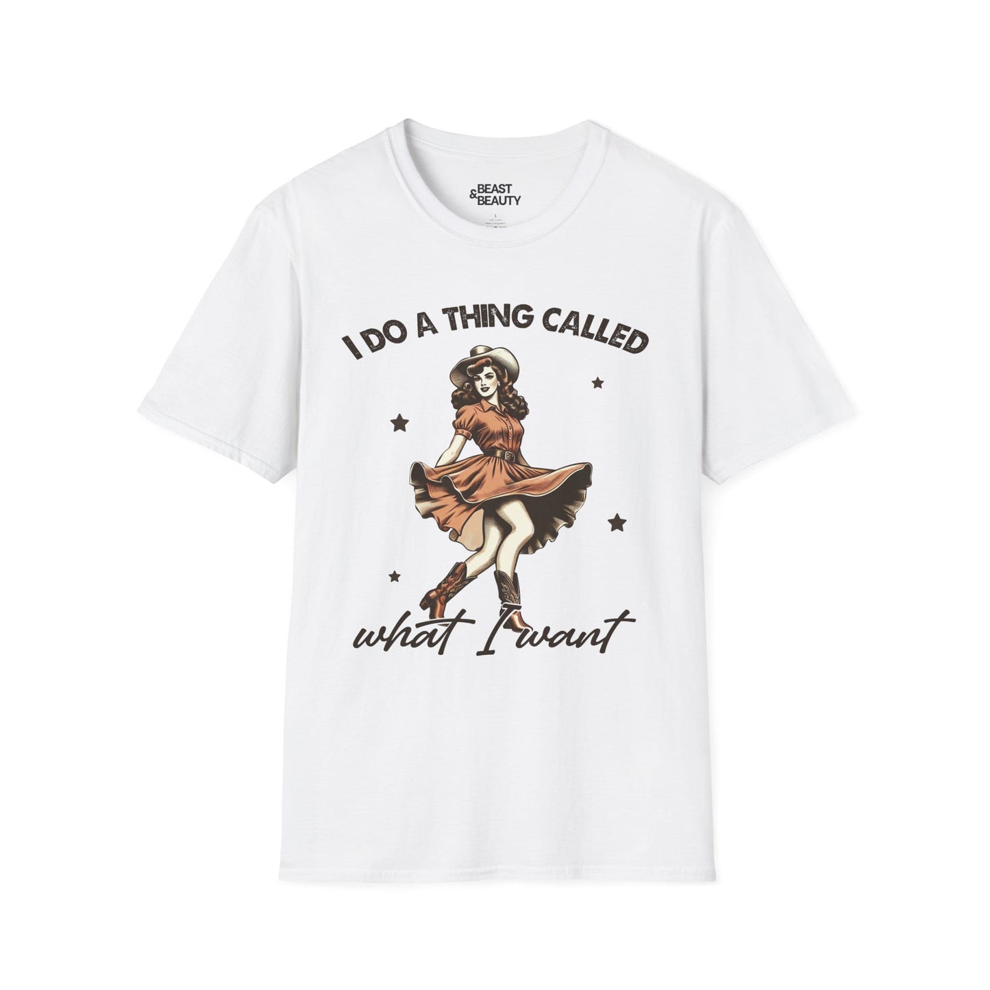 i do a thing called what i want t-shirt white t-shirt uk cowgirl gift idea