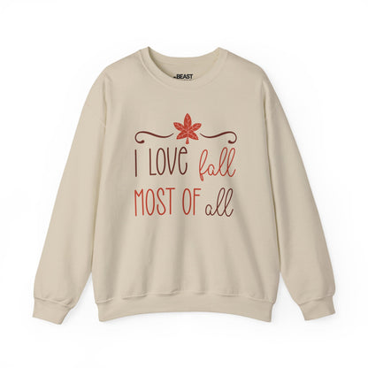 i love fall most of all sweatshirt sand sweatshirt uk gift gift idea